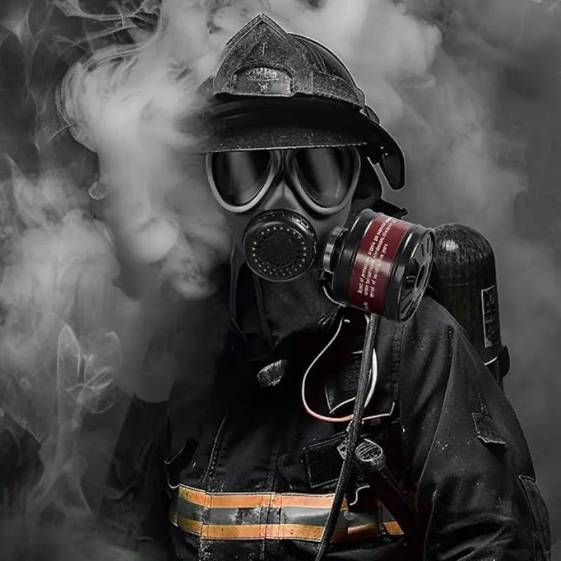 05 type gas mask, chemical anti nuclear pollution radiation head mounted respirator, full face gas mask with 40mm filter