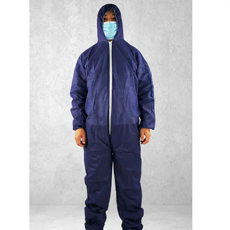 Disposable Breathable Dustproof Water Oil Resistant Work Safety Overall Anti Dust Spary Painting Decorating Labour Coverall Suit