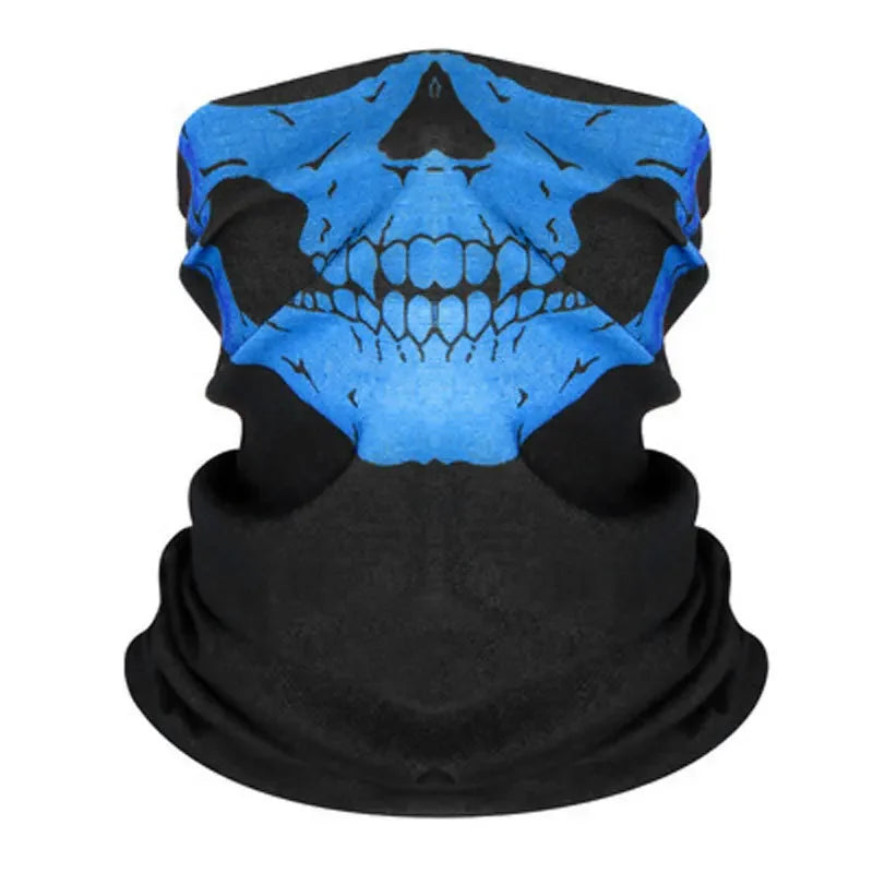 Bicycle Helmet Hood Bandana Scarf Breathable Windproof Skull Men Balaclava Ski Mask Cycling Caps Snowboard Face Cover Motorcycle