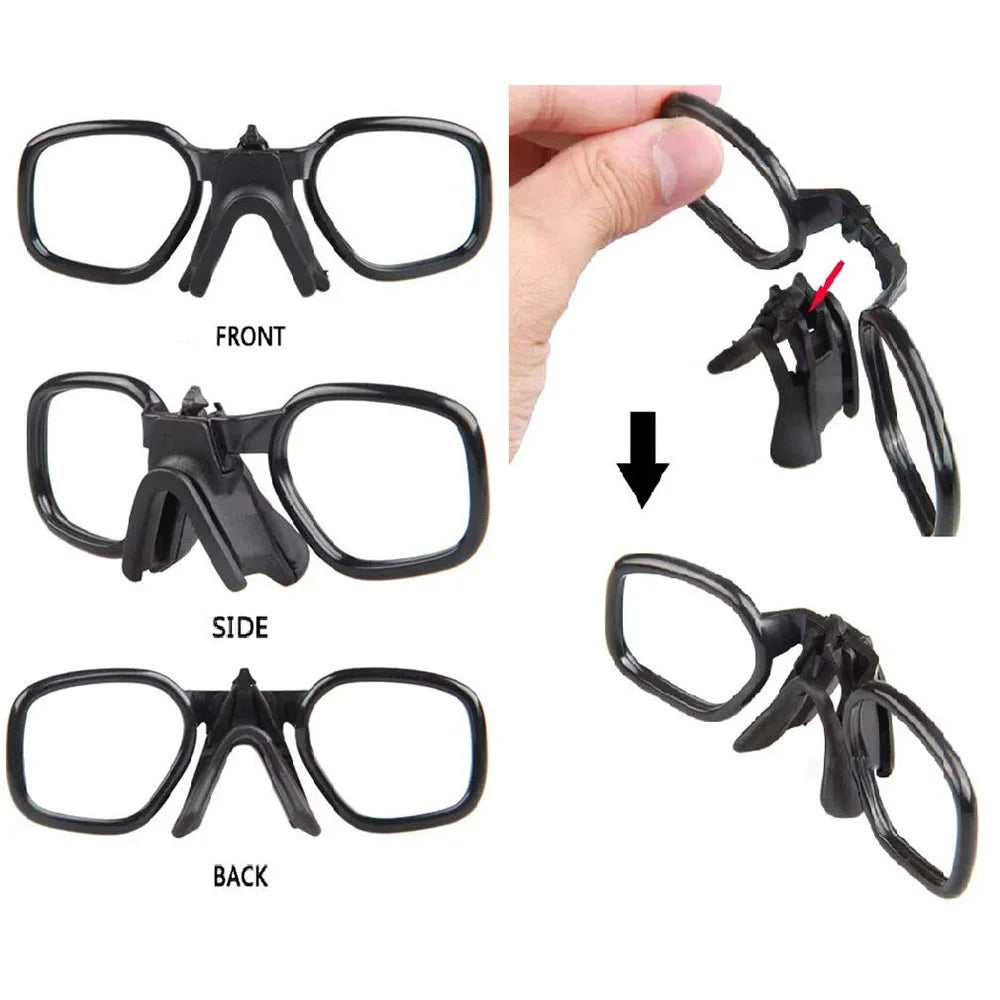 Tactical Eyewear Eye Protection Goggles Unisex Shooting Glasses with 3 Interchangeable Lens Airsoft Goggle for Outdoor Sports