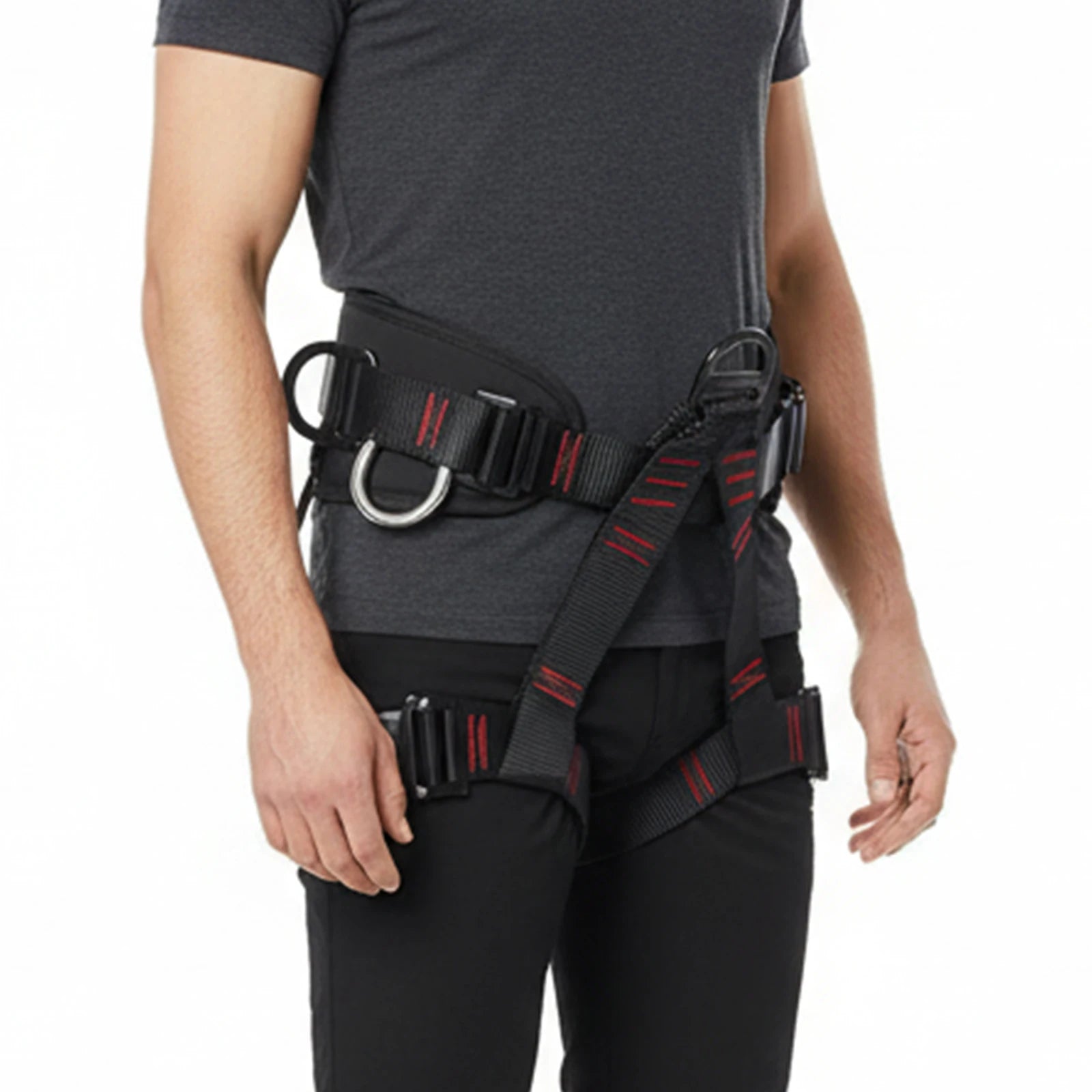 Adjustable Half Body Harnesses for Women and Men Protect Waist Safety Harness for Rescuing Work & Outdoor Adventure Activities