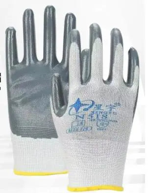 12 Pairs HighQuality Waterproof and Oil Resistant Industrial Work Gloves Gardening Gloves Stab Resistant Labor Protection Gloves