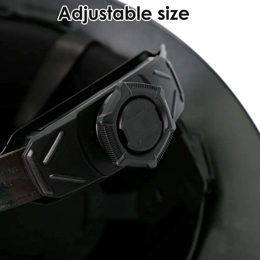 Camouflage Safety Helmet Full Brim Protective Hard Hat Outdoor Construction Sun Shade Hat High Strength Railway Metallurgy Mine