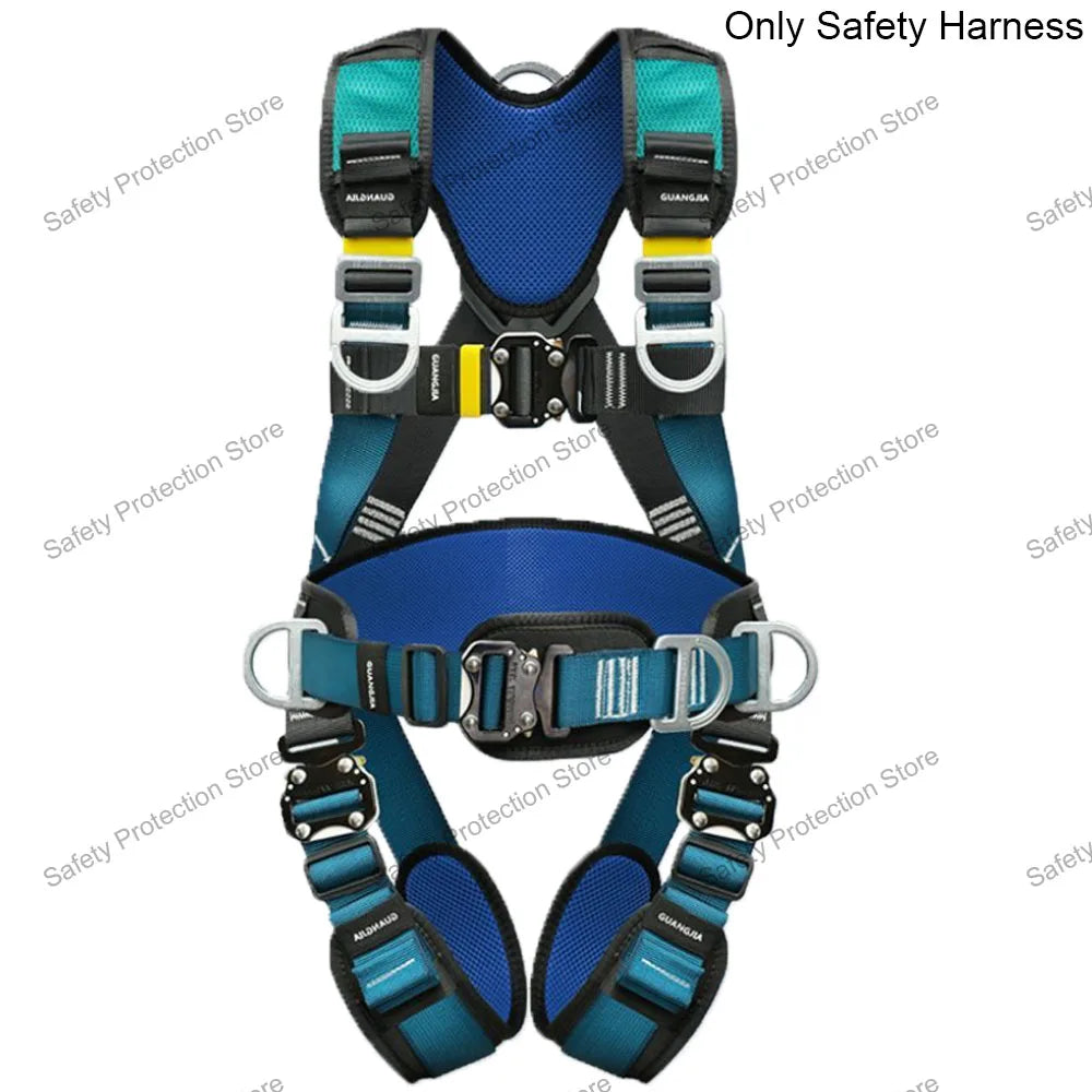 High Altitude Work Safety Harness Full Body Five-point Safety Belt Rock Climbing Construction Belt Body Protection Equipment