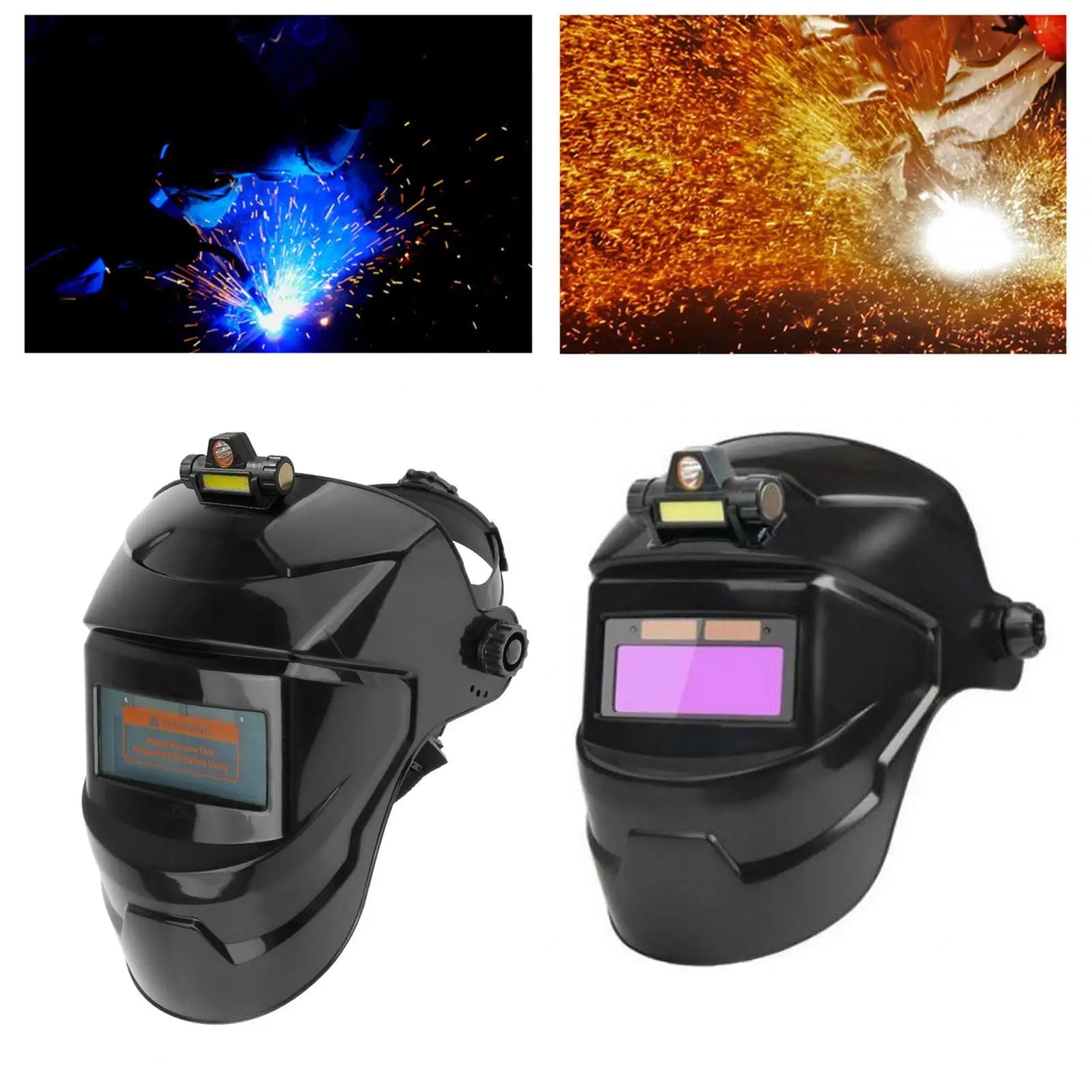 Large View True Color Welding Helmet Welder Mask for ARC Weld Grind Cut.
