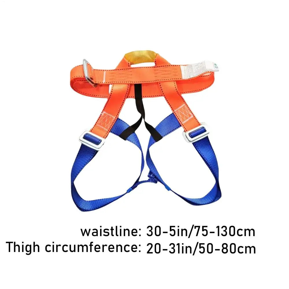Climbing Harness Half Body Safety Belt Rappelling Equip Climbing Gear Thick Comfortable Men Mountaineering Harness for Roofing