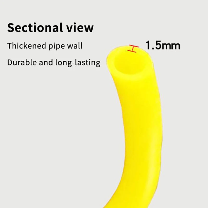 1 Piece Universal Pump Extension Tube Tire Air Compressor Hose Flexible Recoil Air Inflator Connector Replacement Inflator Hose