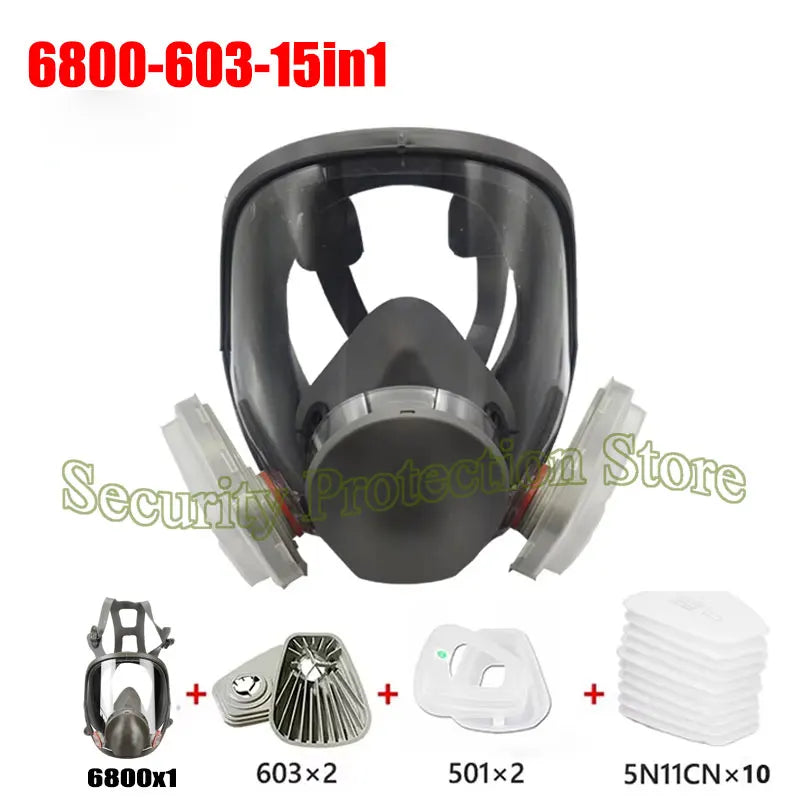 6200 7502 Gas Mask Half-face Dust Shield 5N11 Particle Filters Safety Respirator Mask Industrial Labor Paint Spray