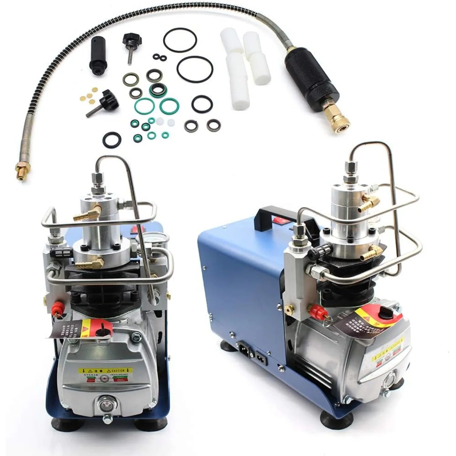 High Pressure 4500PSI 30Mpa PCP Air Compressor Pump 110V Electric Auto-Stop Water Cooling Portable Air Pump