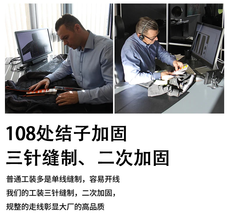 2026 New Work Clothes Men Construction Reflective Safety Coveralls Welding Suit Car Repair Workshop Mechanic Plus Size Clothes