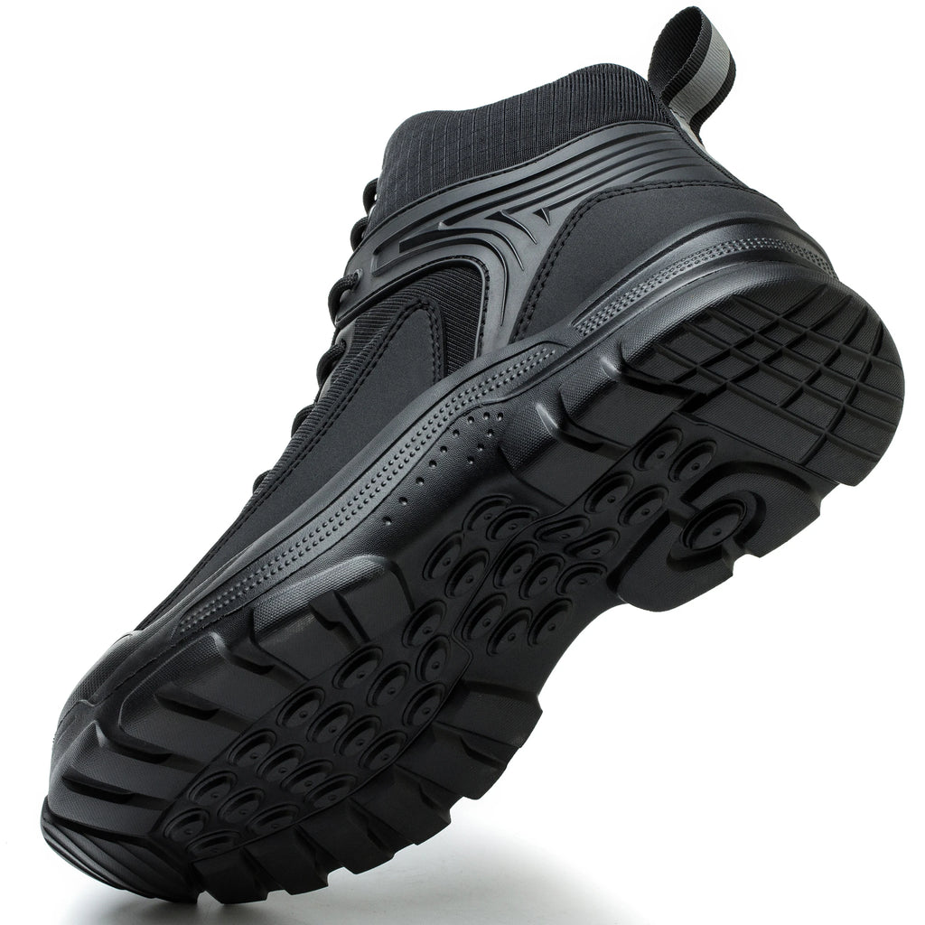 Men's Steel Toe Safety Shoes Anti-Strike Mid-Calf Protection Outdoor Safety Boots Industrial Work Footwear Comfortable Breathabl