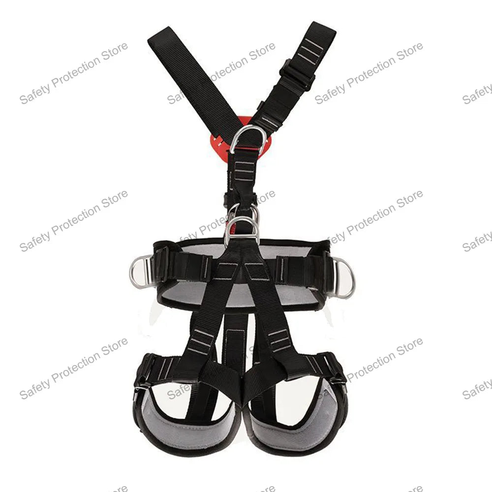 Aerial Work Climbing Safety Harness Full Body Construction Safety Belt Outdoor Rock Mountaineering Protection Survival Equipment