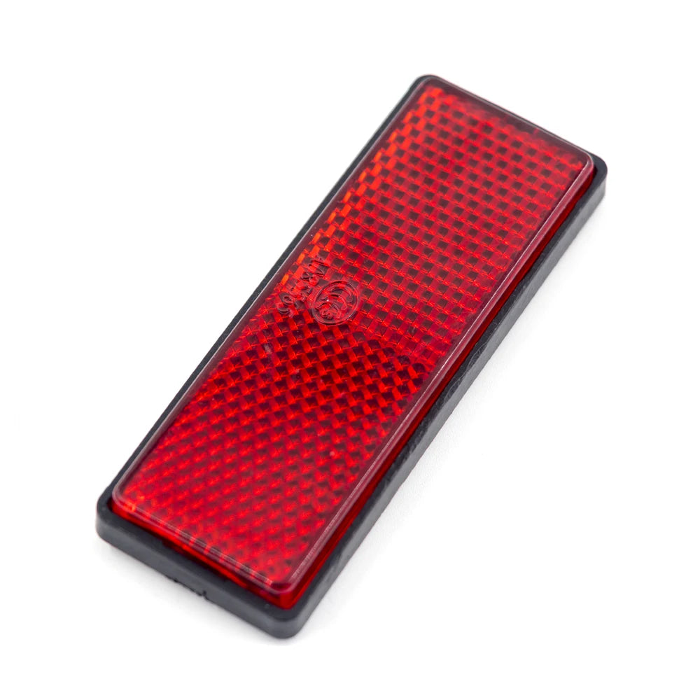 2PCS Self Adhesive Reflector Rectangular Round Safety Mark Signal Strip Position Reflective Car Carriers Trailer Motorcycle Bus