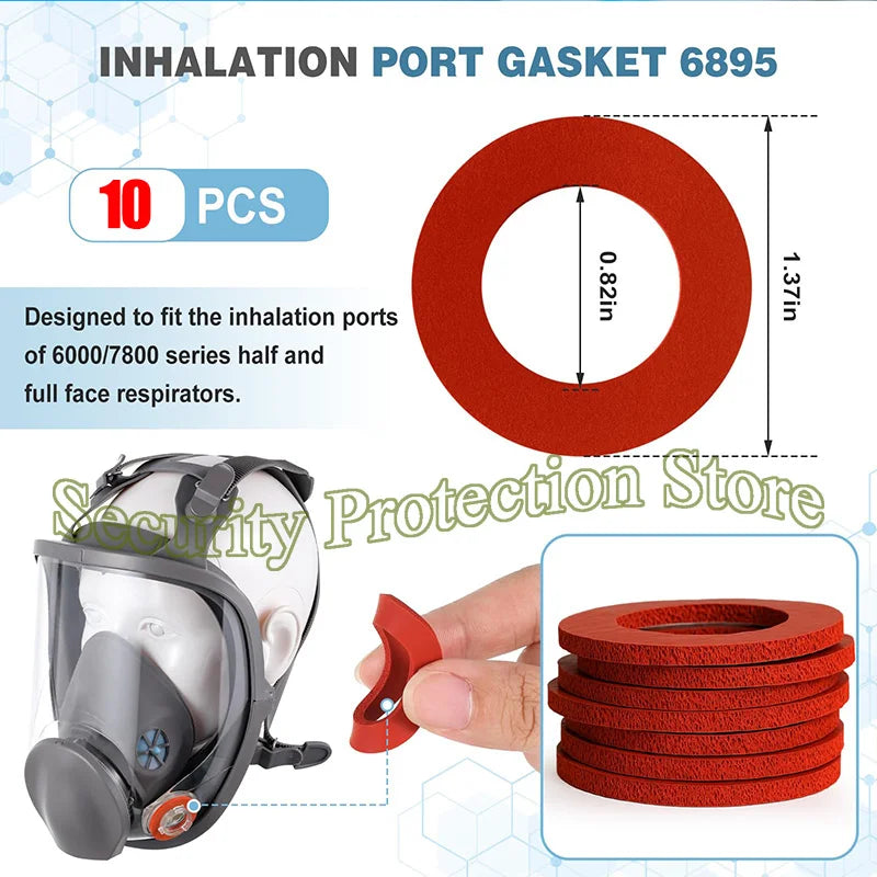 New 6897 Headband Harness For 6800 Dust Mask Full Face Gas Respirator Replace Accessories For 3M 6700/6800/6900 Mask