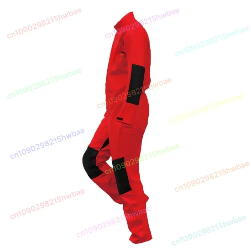 Caving Suit One Piece Overall Slim Fit Canvas Fabric for Outdoor Exploration and Rescue Work