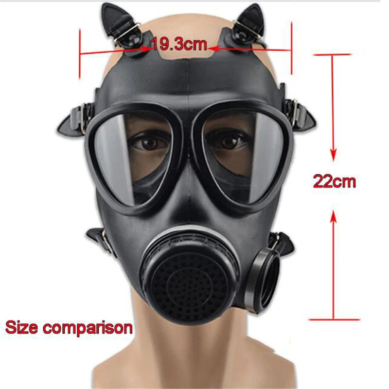 05 type gas mask, chemical anti nuclear pollution radiation head mounted respirator, full face gas mask with 40mm filter