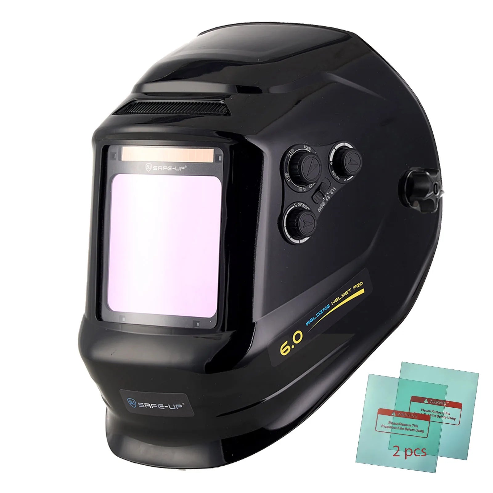 Auto Darkening Welding Helmet For MIG MAG TIG Cutting 4 Arc Sensor True Color Welder Welding Mask Face Cap  сварочная маска