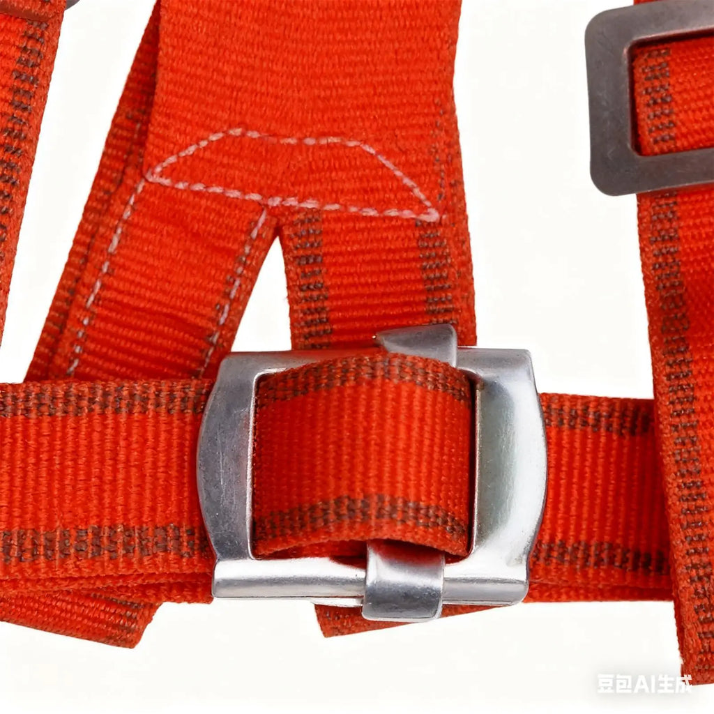 Adjustable Safety Harness Fall Protection, Double-Strap Full Body Harness for Window Cleaning, Warehouse, Construction & Work