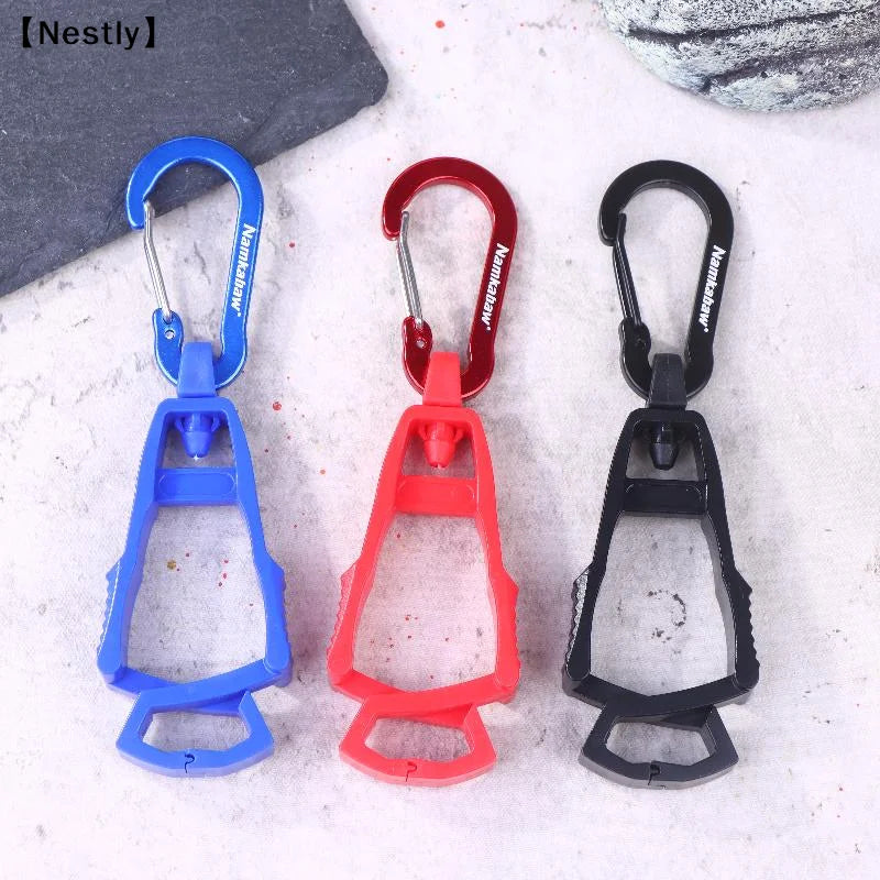 1Pc Outdoor Glove Clip Multi-purpose Anti-drop Hook Work Gloves Holder Clip Keys Safety Clamp Camping Tools〔Nest〕