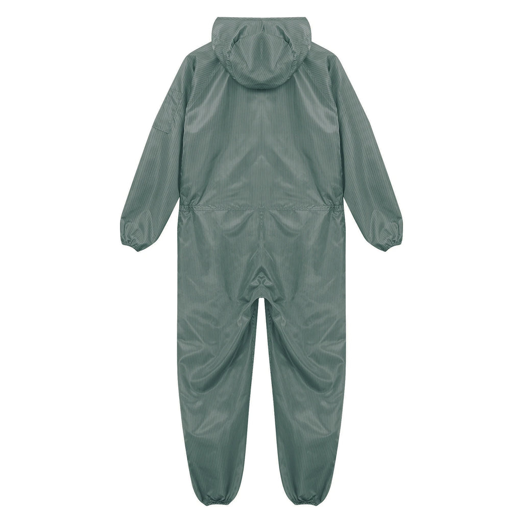 Adult Anti-Static Hooded Coverall Workshop Uniform Long Sleeve Zipper Dust-proof Overalls Jumpsuit for Lab Worker Spray Paint