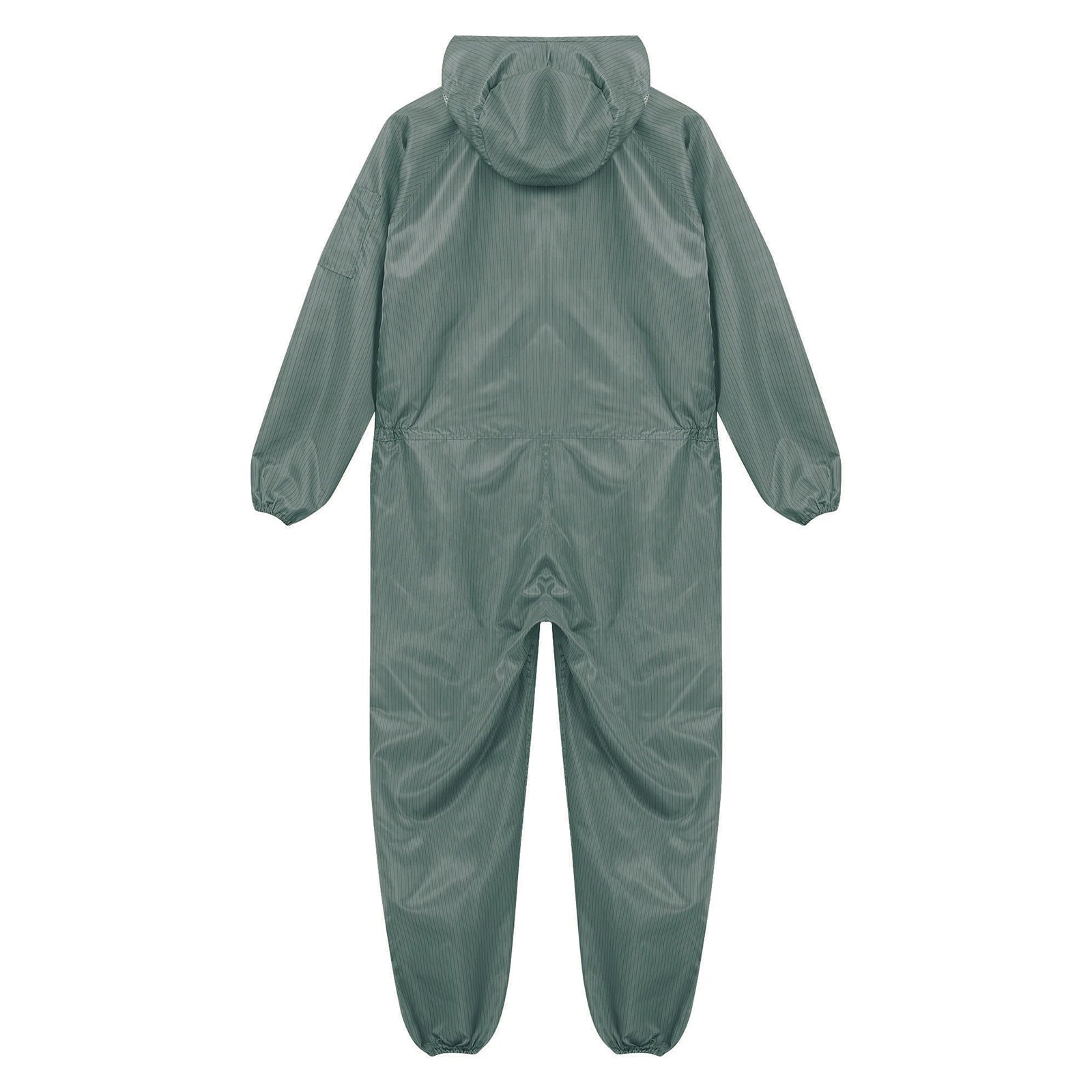 Adult Anti-Static Hooded Coverall Workshop Uniform Long Sleeve Zipper Dust-proof Overalls Jumpsuit for Lab Worker Spray Paint