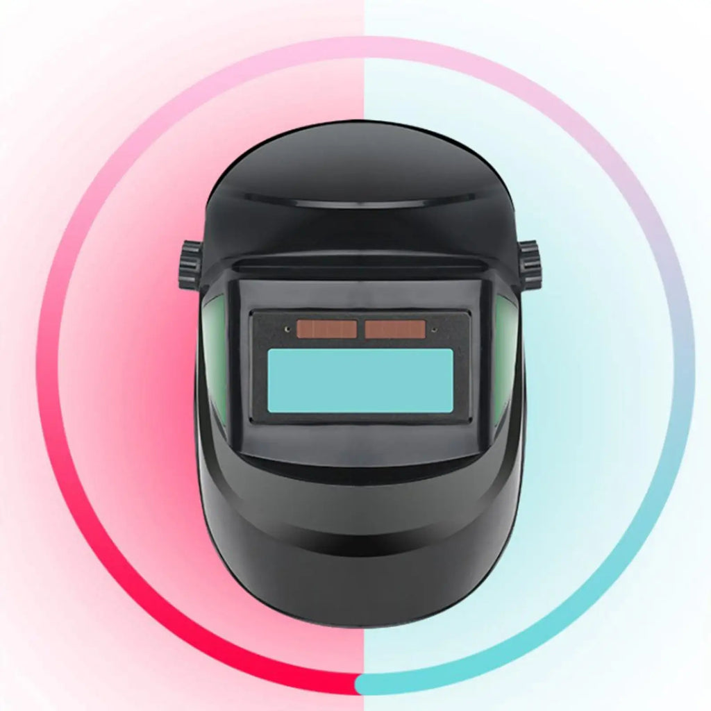 Welding Helmet Solar Powered Auto Darkening Hood With Adjustable Shade for MIG MMA Welder Mask