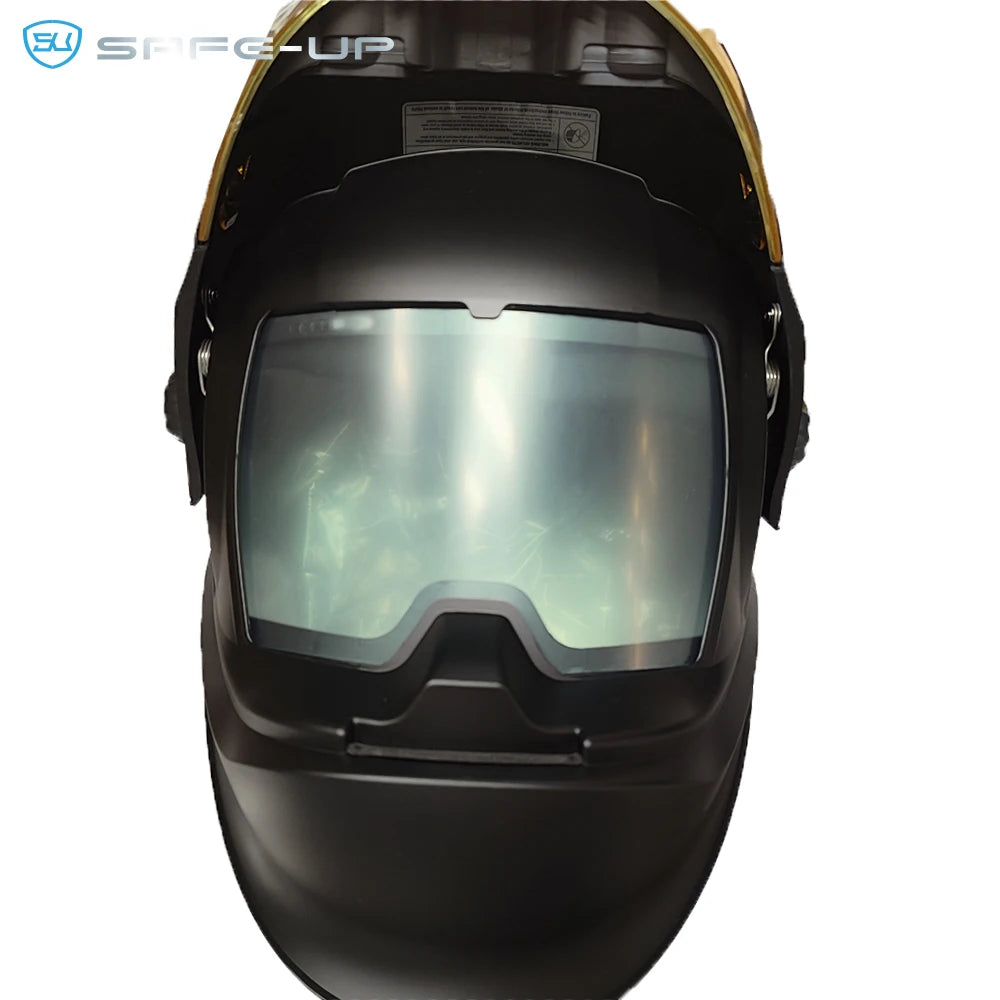 SAFEUP Professional Welding Helmet EN379 1111 for TIG MIG MAG MMA True Color Auto Darkening Welding Hood Flip UP Cap Mask Welder