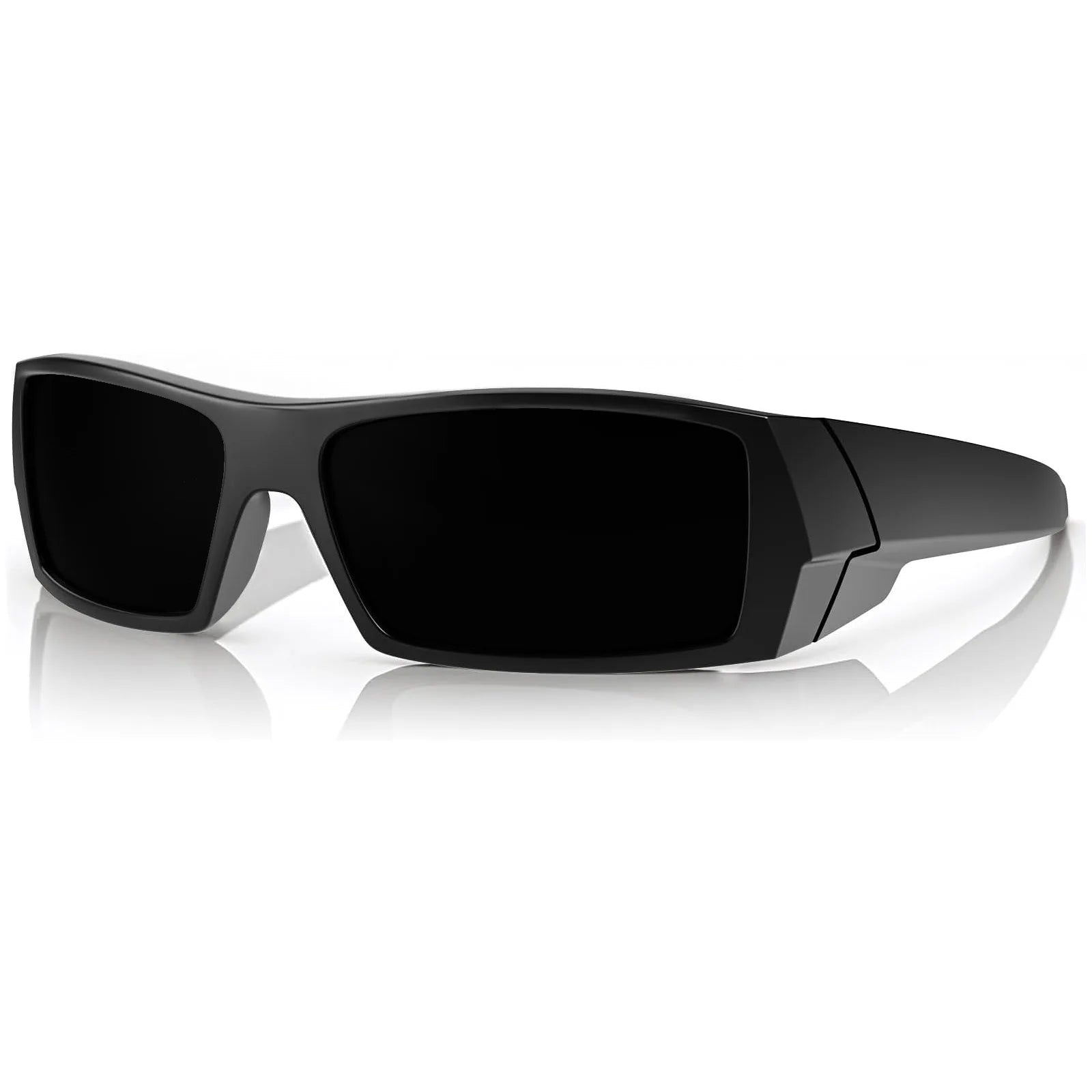 MAXJULI Z87 Polarized Sunglasses Men Wrap Around Sport Driving UV400 Retro Vintage Shield Safety Glasses 8231