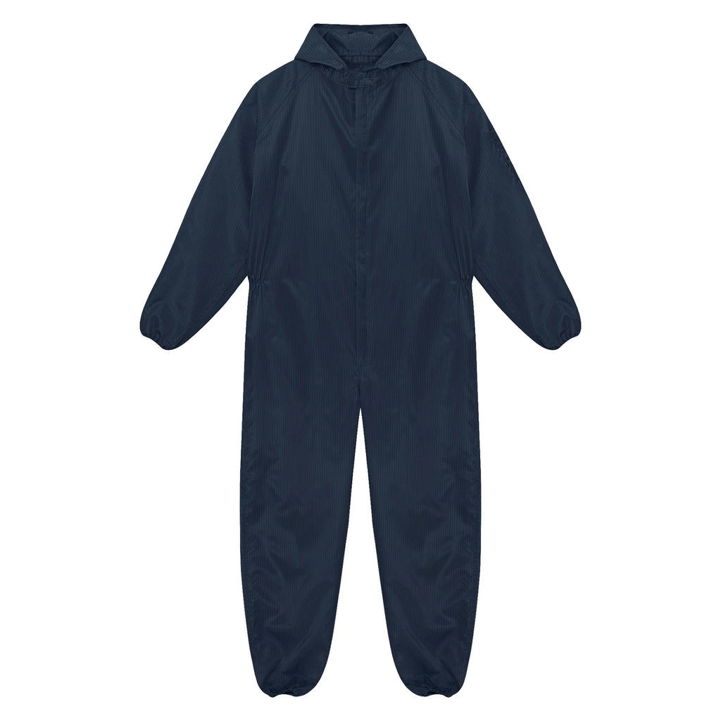 Adult Anti-Static Hooded Coverall Workshop Uniform Long Sleeve Zipper Dust-proof Overalls Jumpsuit for Lab Worker Spray Paint
