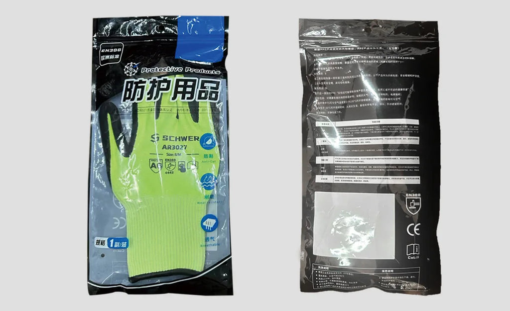 A6 Cut Resistant Gloves Steel Wire Anti-Cut Puncture Proof Anti-Slip Breathable Work Safety Gloves for Construction