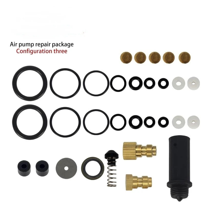 [F] 1Set 30MPA 4500PSI PCP Air Compressor Paper Gasket O-ring Sealing Kit For Single Cylinder Compressor