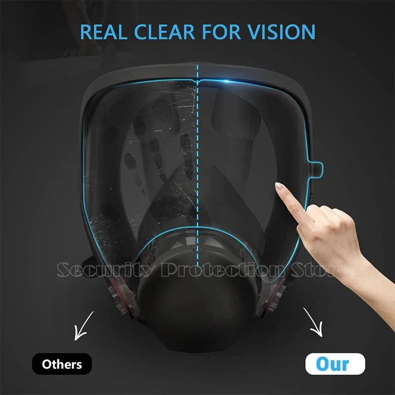 100/50/30/20/10/5Pcs Peel Off Lens Cover Compatible for 3M 6885 6000 6700 6800 6900 Series Respirator Mask Protective Cover
