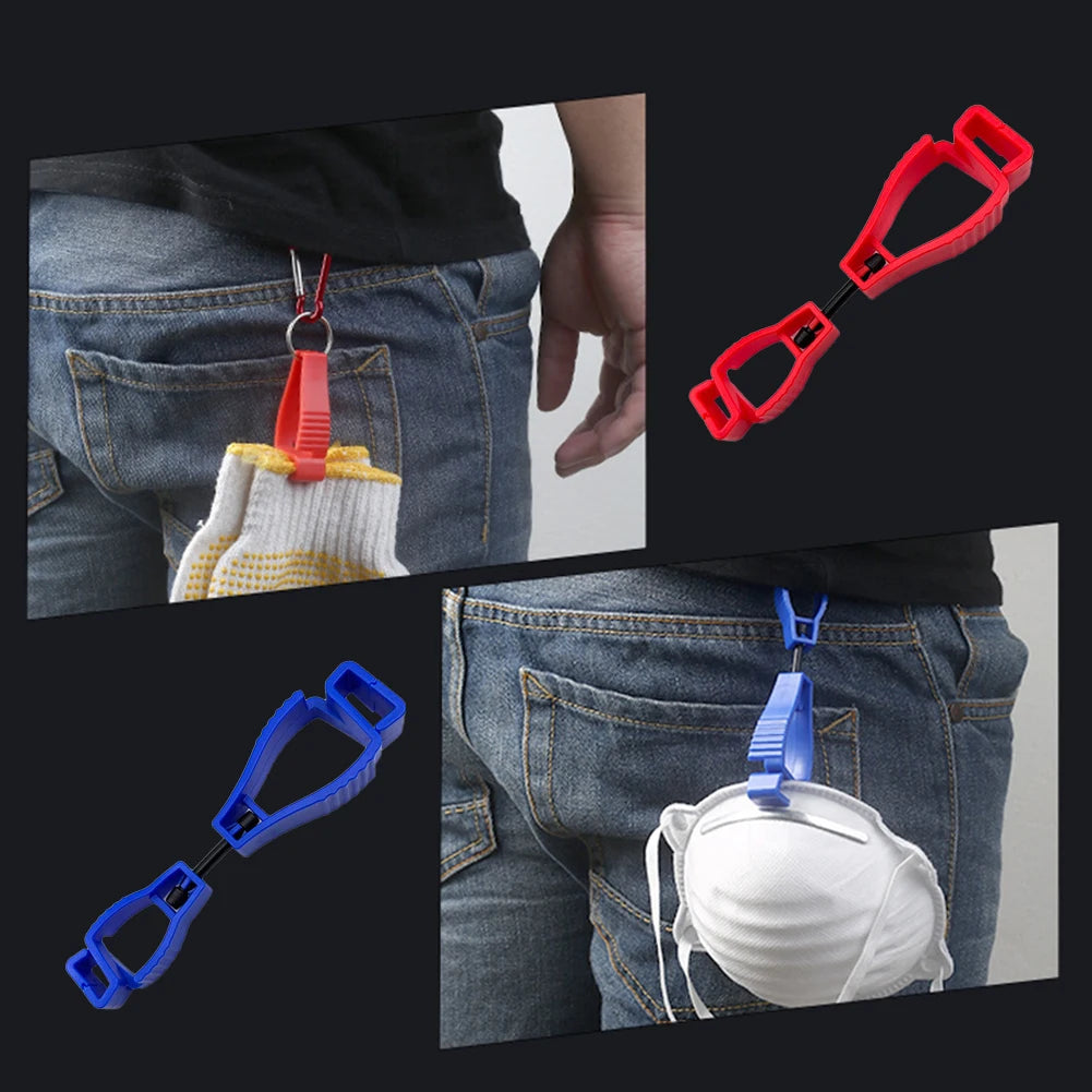Glove Clips For Work Glove Holders Glove Belt Clip Portable Outdoor Working Gloves Grabber Holder Clip With Plastic Hook