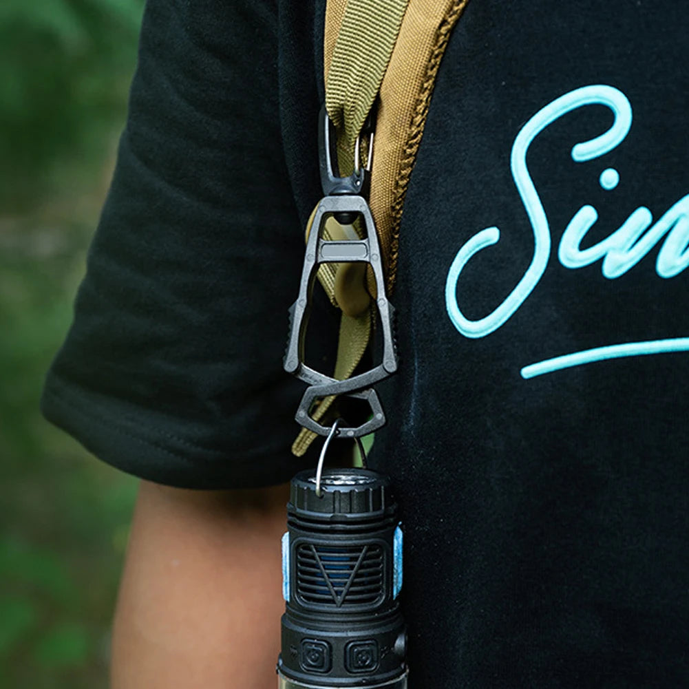1pc Outdoor Gloves Clip Hanger Multi-purpose Anti-drop Hook Work Gloves Holder Water Bottle Keys Safety Clamp Camping Tools