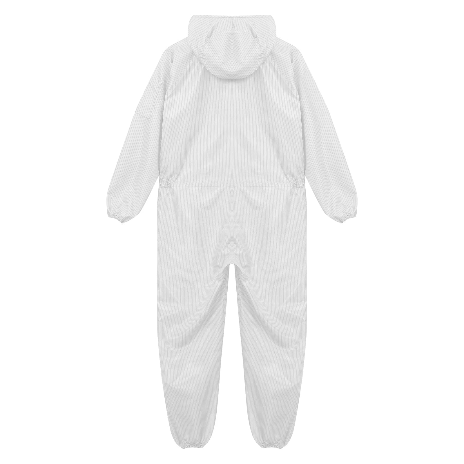 Adult Anti-Static Hooded Coverall Workshop Uniform Long Sleeve Zipper Dust-proof Overalls Jumpsuit for Lab Worker Spray Paint