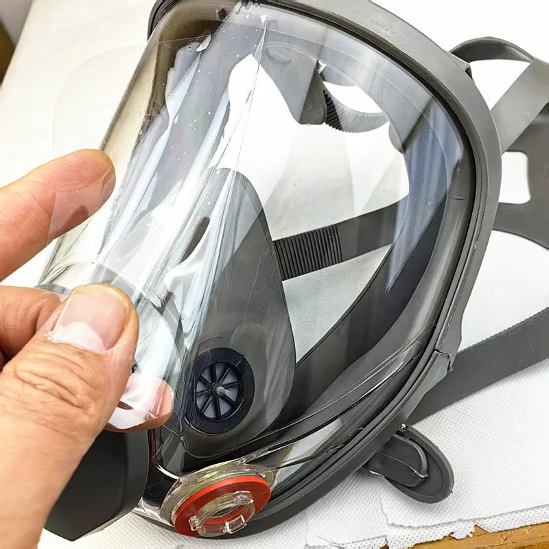 6800 Large View Gas Mask Full Facepiece Respirator Painting Spraying Silicone Mask