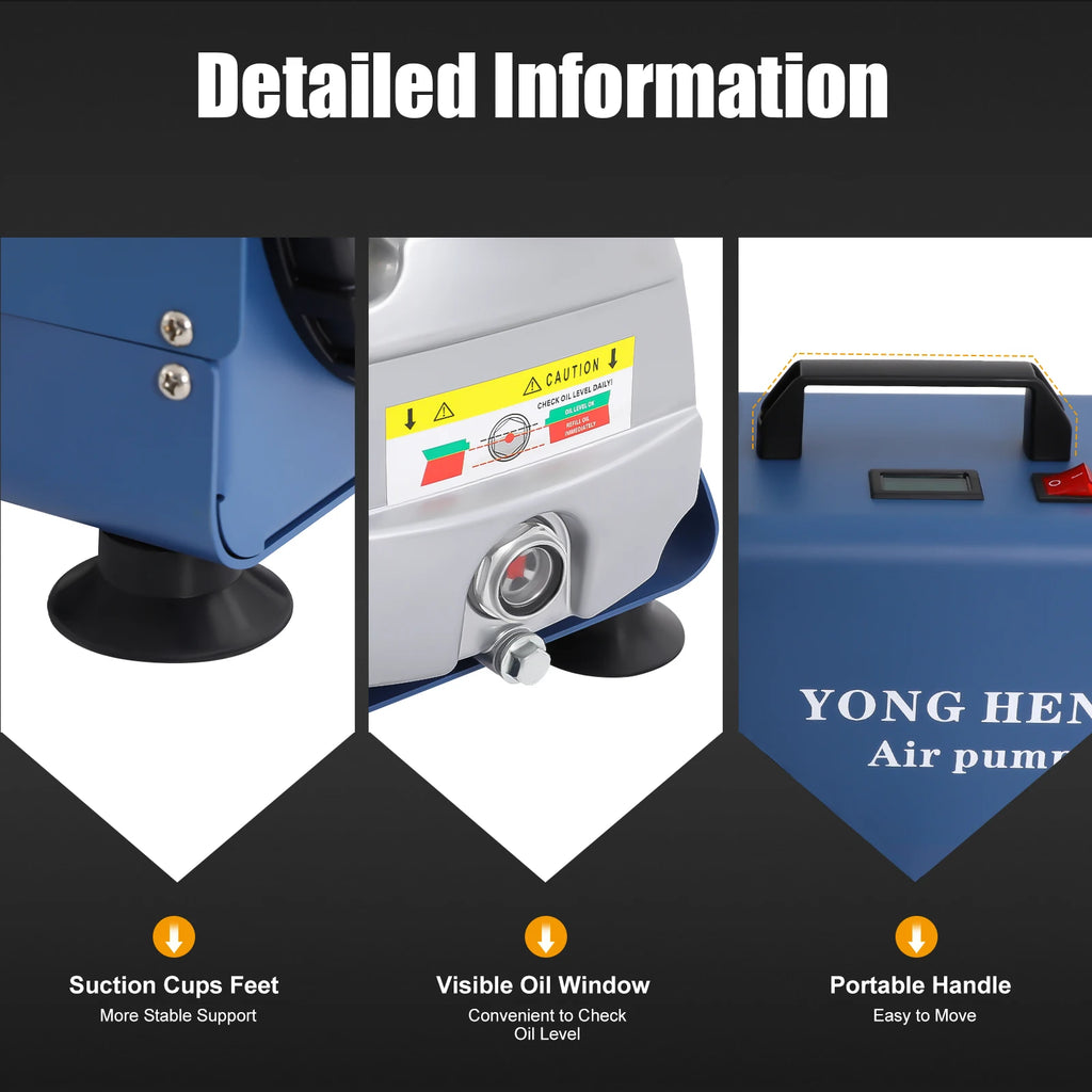 High Pressure Air Compressor Pump 4500PSI 1.8KW Electric Air Pump with Dual Cooling Water & Air for Leak Detection