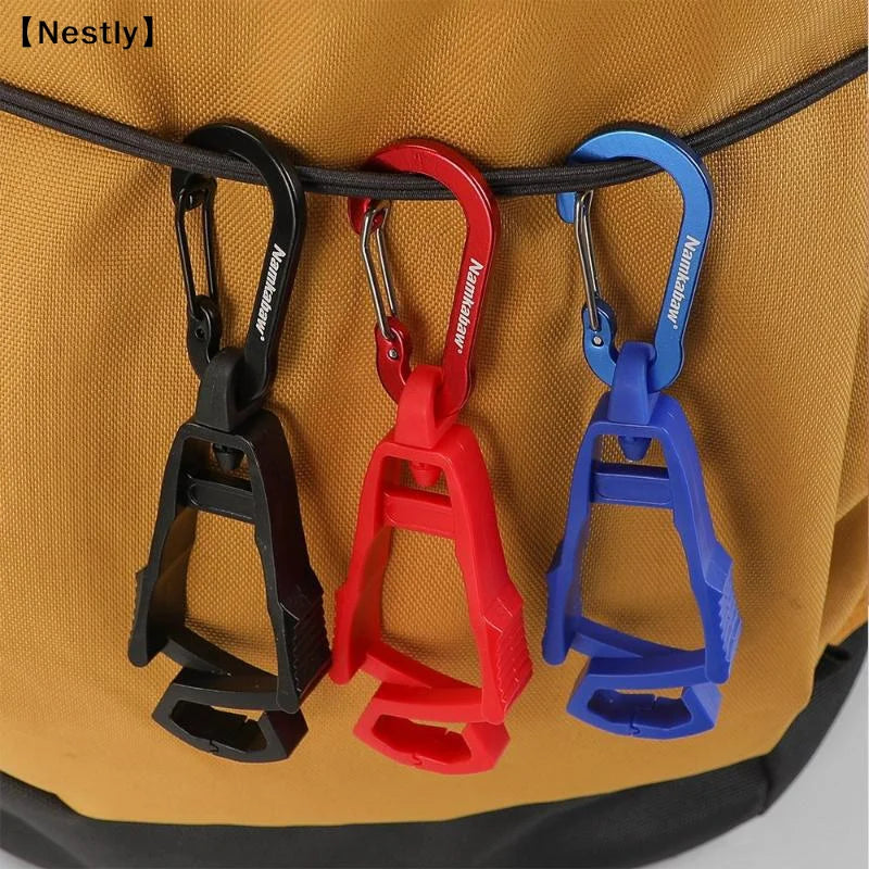 1Pc Outdoor Glove Clip Multi-purpose Anti-drop Hook Work Gloves Holder Clip Keys Safety Clamp Camping Tools〔Nest〕