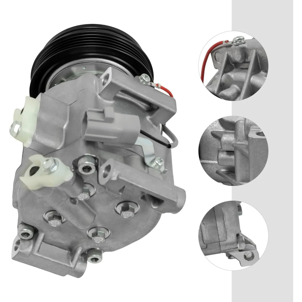 Air Conditioning Compressor with Clutch for Toyota Echo 1.5L 2000 2001 2002 2003 2004 2005, OEM CO 11063AC C1879R 140709C
