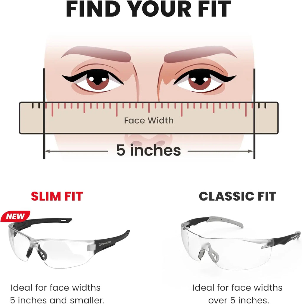 Classic Pickleball Safety Glasses – Fit-Enhanced ANSI Z87.1, Anti-Fog, UV & Impact Resistant Eyewear