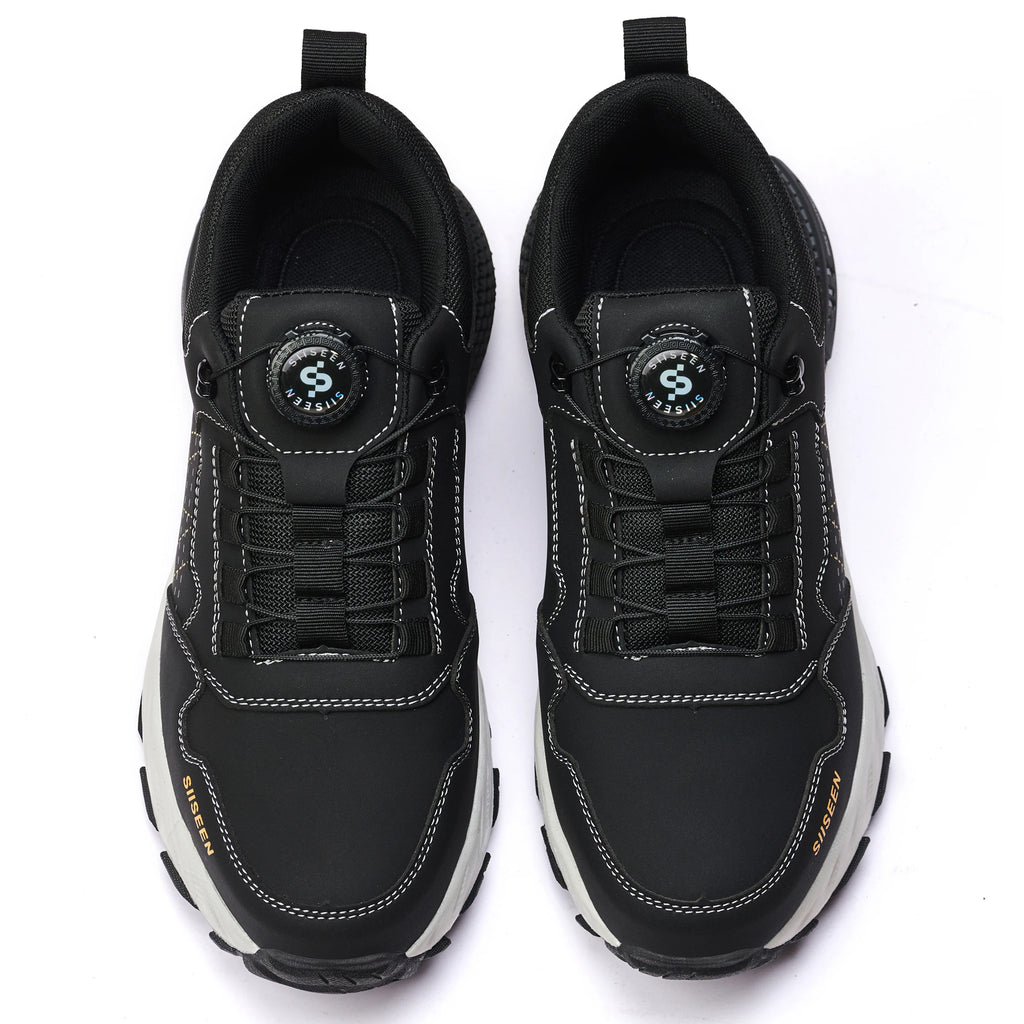 Men's Steel Toe Safety Shoes Anti-Puncture Anti-Slip Wear-Resistant Industrial Work Footwear Fashionable Men's Foot Protection