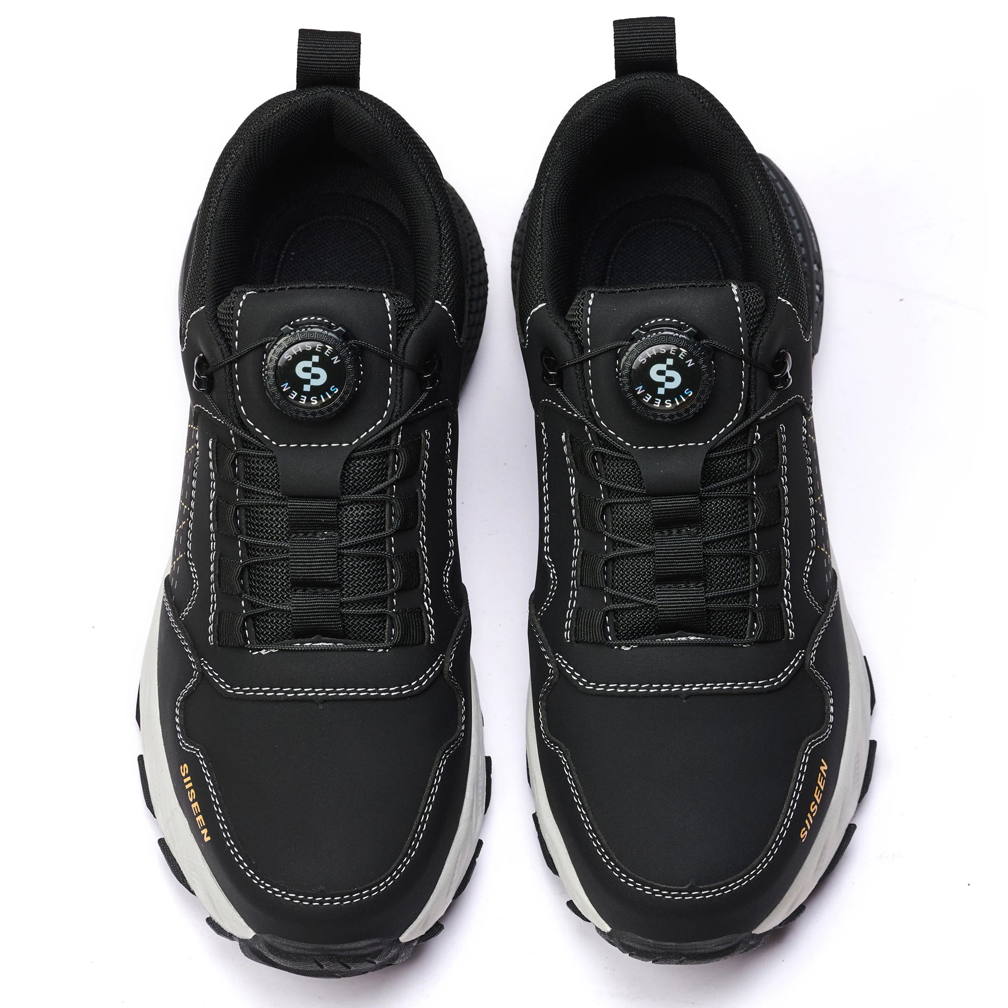 Men's Steel Toe Safety Shoes Anti-Puncture Anti-Slip Wear-Resistant Industrial Work Footwear Fashionable Men's Foot Protection