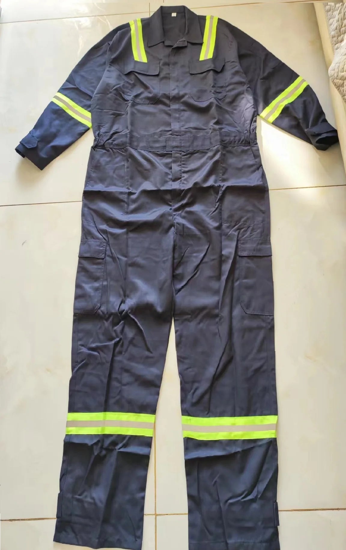 Hi Vis Work Overall Auto Repair Workshop Welding Suit Mechanic Uniform Coal Miner Mariner Porter Coverall Reflective Safety Suit