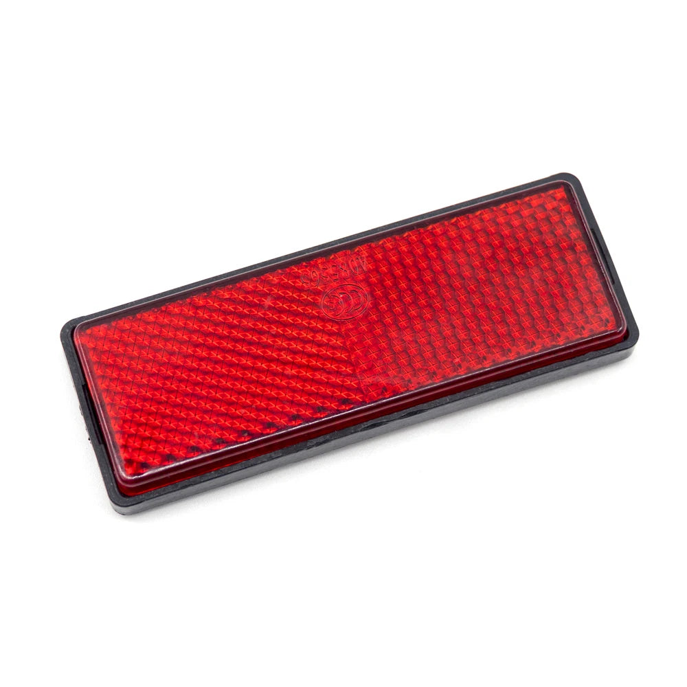2PCS Self Adhesive Reflector Rectangular Round Safety Mark Signal Strip Position Reflective Car Carriers Trailer Motorcycle Bus