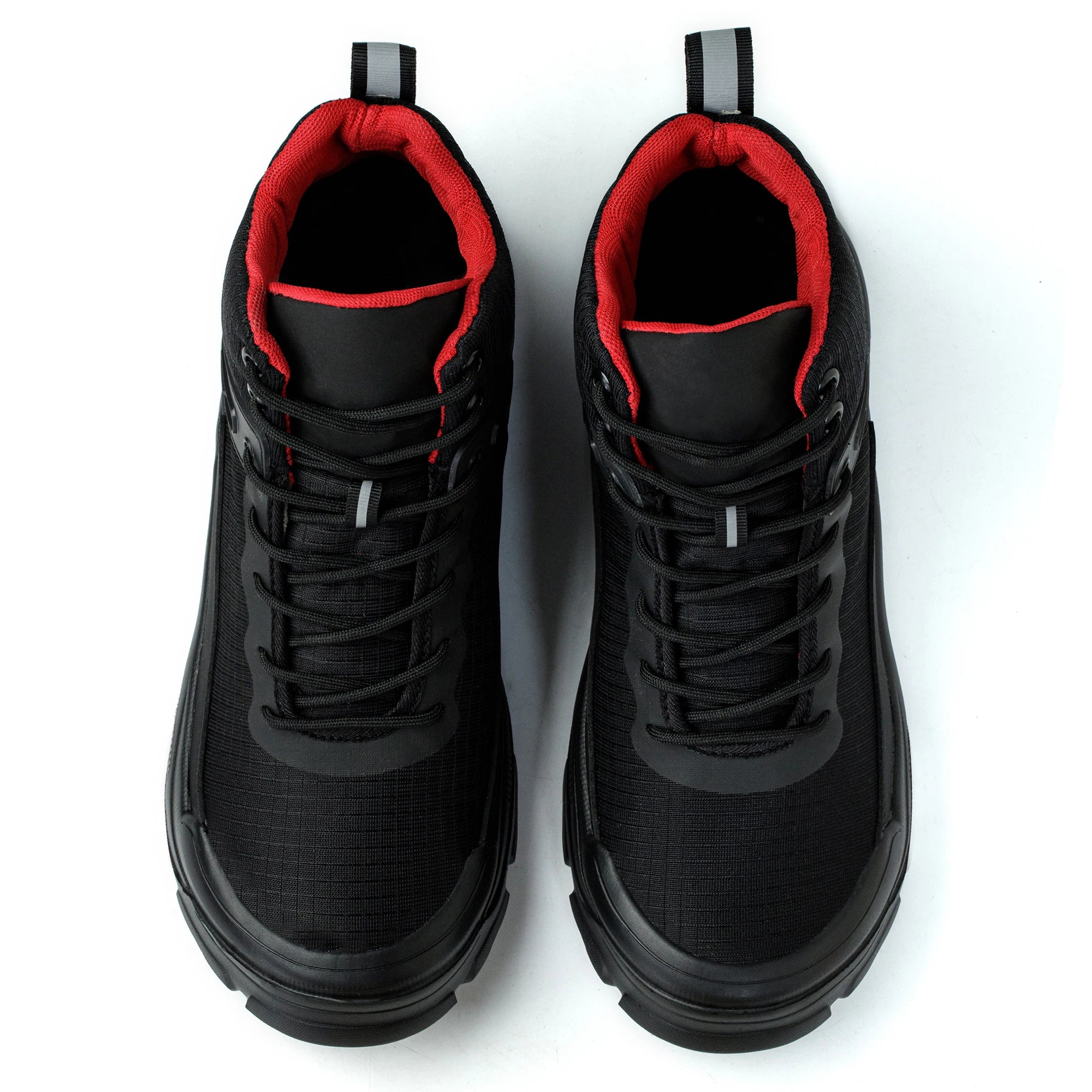 Men's Steel Toe Safety Shoes Anti-Strike Mid-Calf Protection Outdoor Safety Boots Industrial Work Footwear Comfortable Breathabl