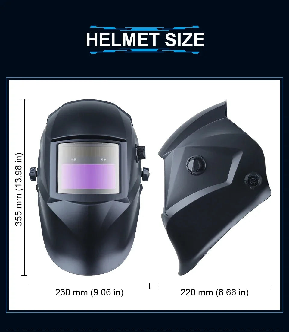 1112 Helmet Welding Mask Professional Auto Darkening Welding Helmet for MMA MIG Arc Welding Machine Welder Automatic Darken