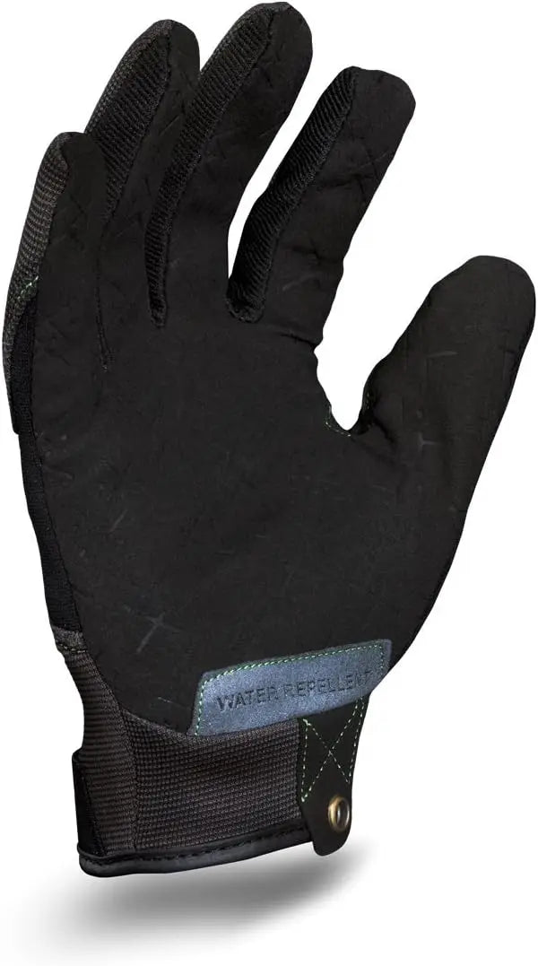 Water-Resistant Work Gloves, Black/Grey, Durable Protection for Tough Jobs