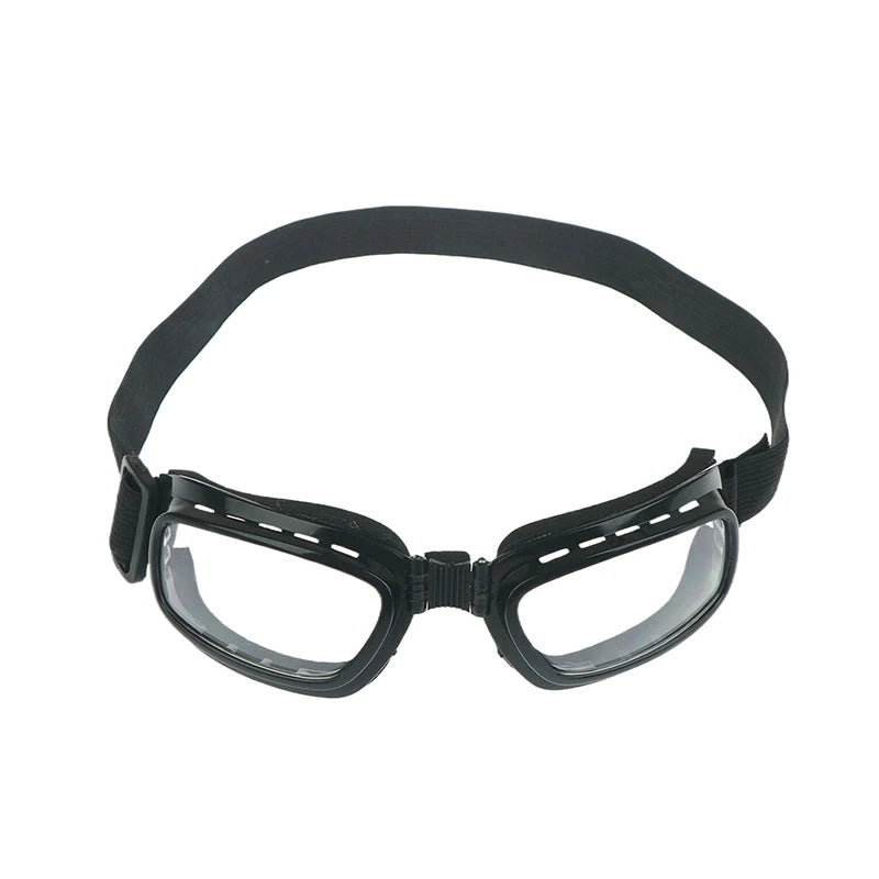 Safety Goggles Motorcycle Glasses Folding Glasses Anti Fog Windproof Sandproof Ski Goggles Off Road Racing Cycling Eyewear〔Nest〕