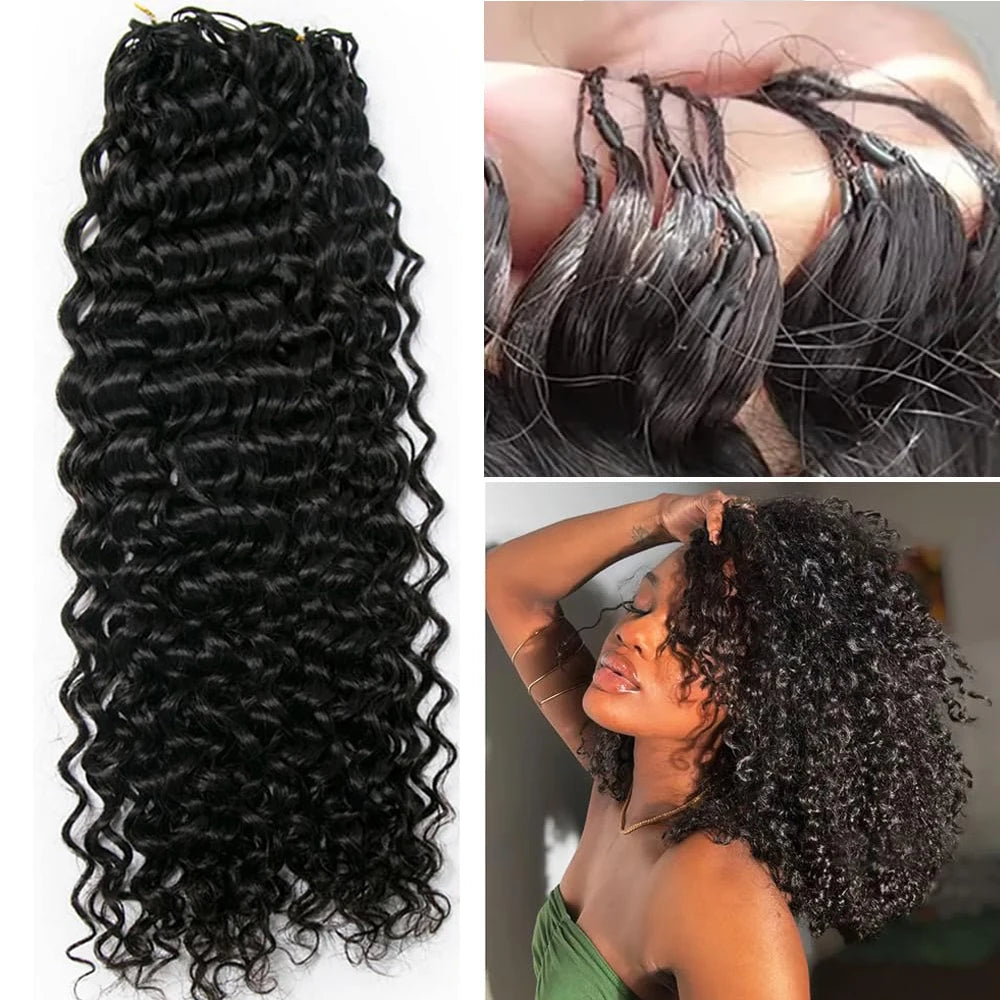 12A Small Spirals Curly Bundles Brazilian Unprocessed Kinky Curly Crochet Human Hair Deep Curls Virgin Feather Hair Extension