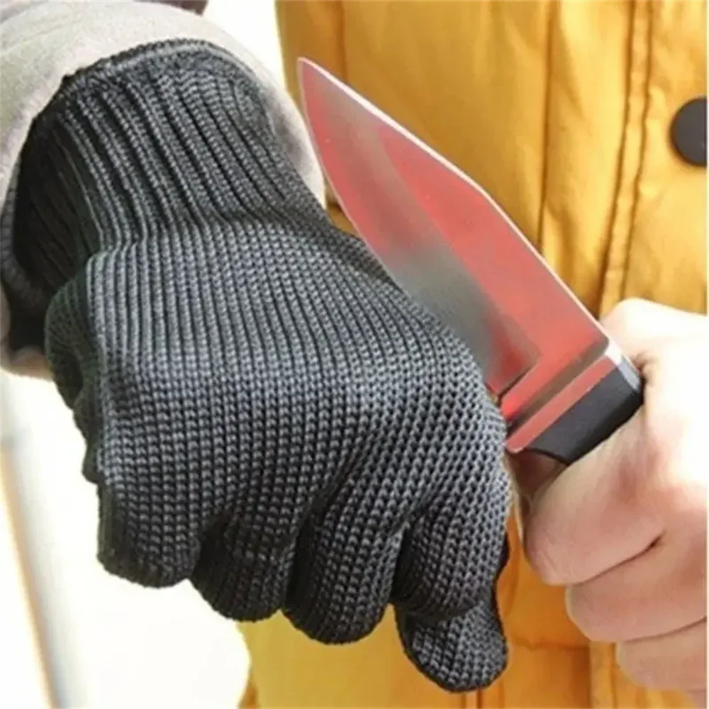1 Pair Cutproof Protective Gloves Stainless Steel Wire Cut Resistant Bird Training Anti-Bite Work Safety Gloves Level 5 HPPE